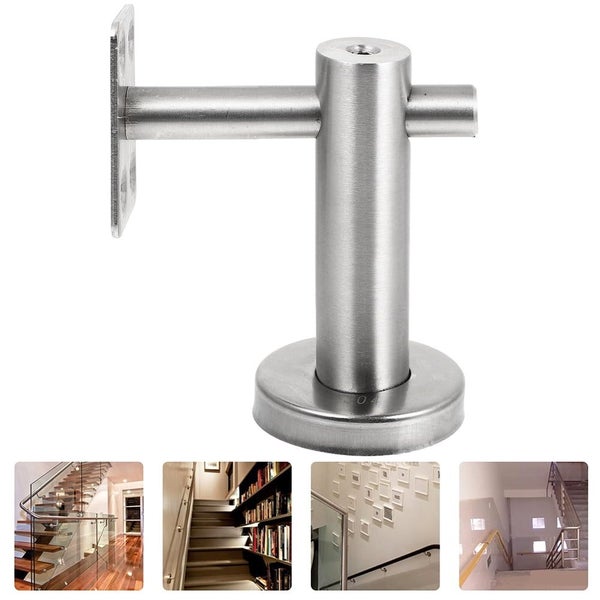 Handrail Support, 2pcs Handrail Bracket Adjustable Stair Railing Support Stai Carousel 2