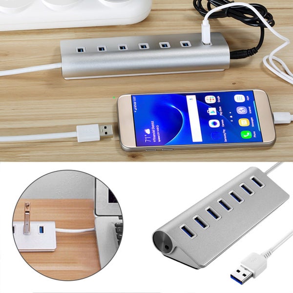 Expansion Dock USB Hub Desktop Laptop Tablet Phone U Disk External USB3.0 Int Carousel 8