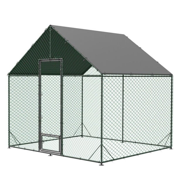Large Chicken Coop Hen House 276X207x300cm Cage Enclosure Carousel 1
