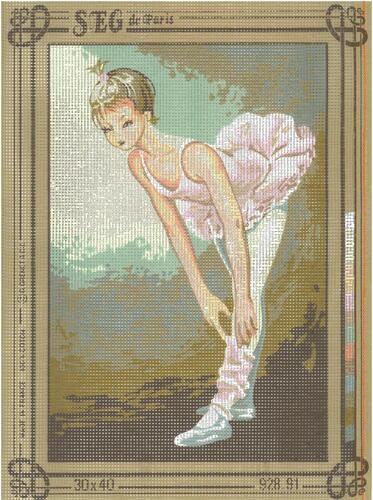 SEG De Paris Tapestry Canvas 30X40 Ballerina Carousel 1