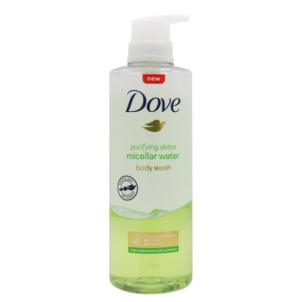 Dove Purifying Detox Micellar Water Body Wash 500ml Carousel 1