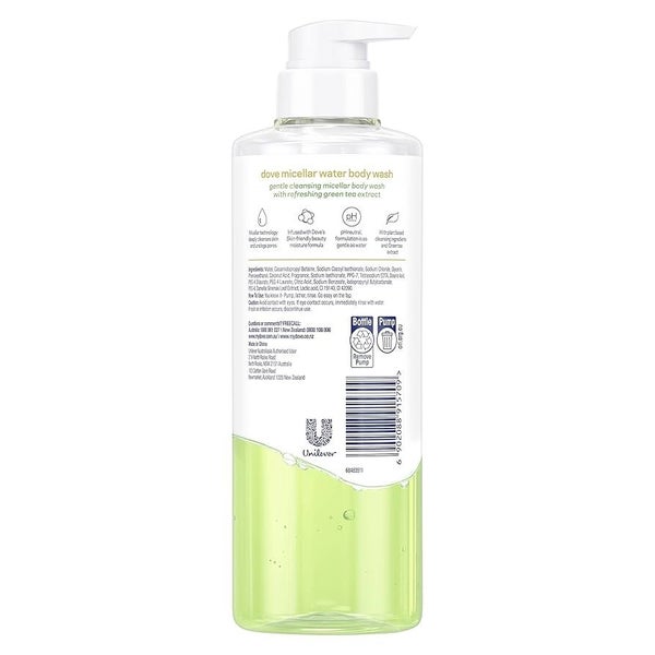 Dove Purifying Detox Micellar Water Body Wash 500ml Carousel 2