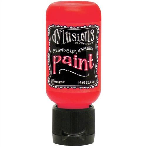 Ranger Ink Dylusions Acrylic Paint 1oz Strawberry Daiquiri Carousel 1