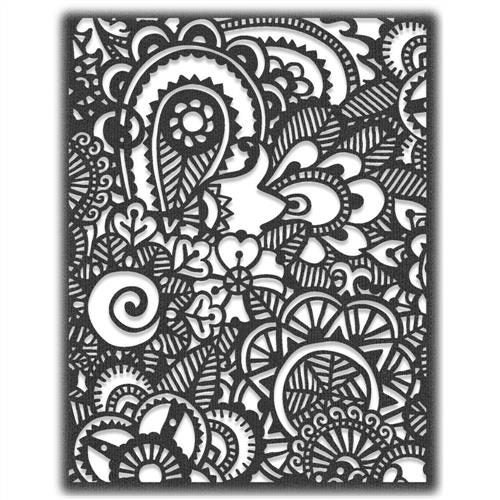 Sizzix Tim Holtz Thinlits Die By - Doodle Art #2 Carousel 1