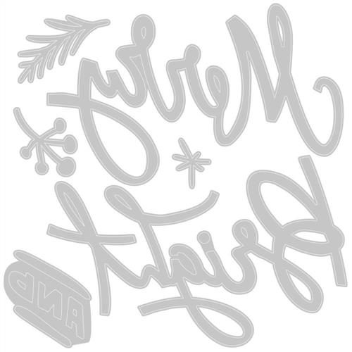 Sizzix Tim Holtz Dies - Merry & Bright - 6Pkg Carousel 2