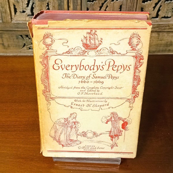 EVERYBODY’S PEPY'S The Diary of Samuel Pepys 1926 illustrated vintage book Carousel 1