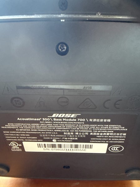 Bose base module 700 Carousel 8