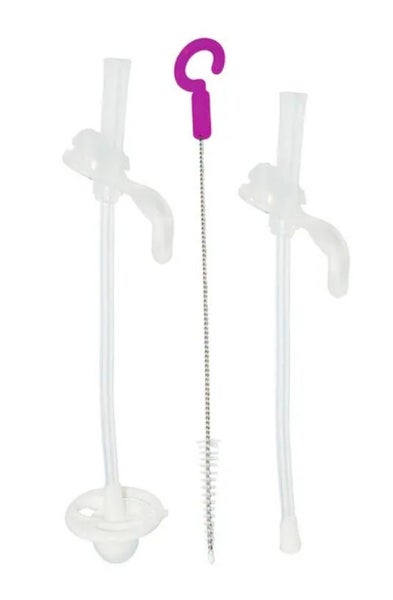 B.BOX SIPPY CUP REPLACEMENT STRAW & CLEANER SET Carousel 2