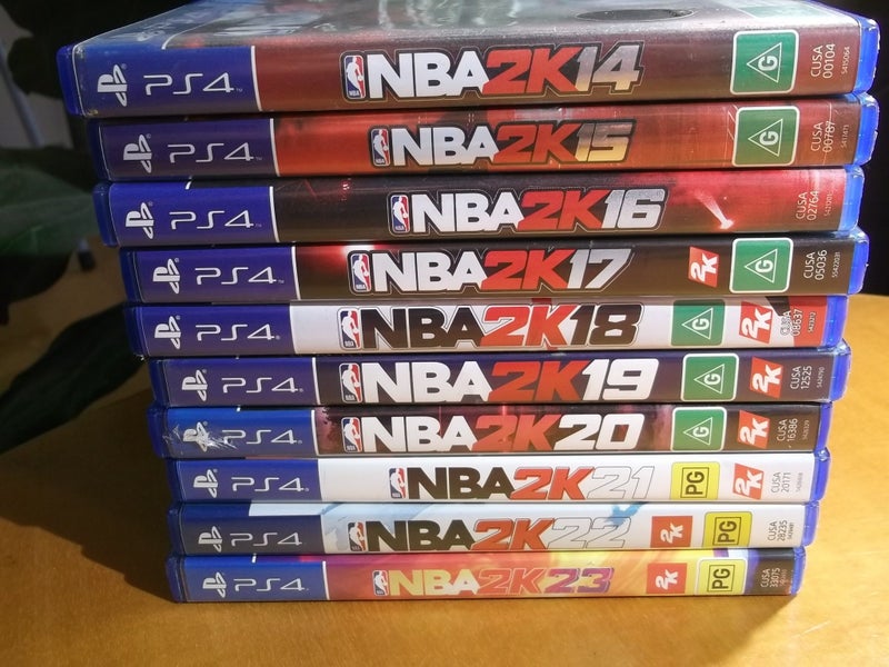 NBA 2K Bulk Buy / Bundle - NBA 2K 14 - 23 - PS4 x 10 Games - All excl condition Carousel 1