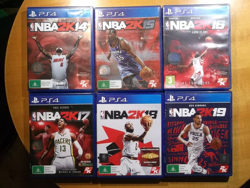NBA 2K Bulk Buy / Bundle - NBA 2K 14 - 23 - PS4 x 10 Games - All excl condition Carousel 2