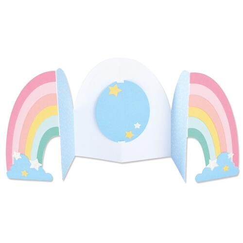 Sizzix Die Set 11PK - Card Rainbow Fold-a-Long Carousel 1