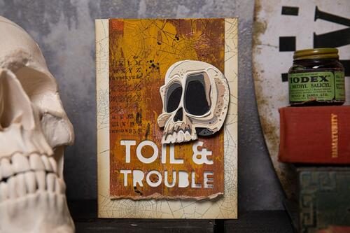 Sizzix Tim Holtz Thinlits Die Set 6pk - Spencer Colorize Carousel 2