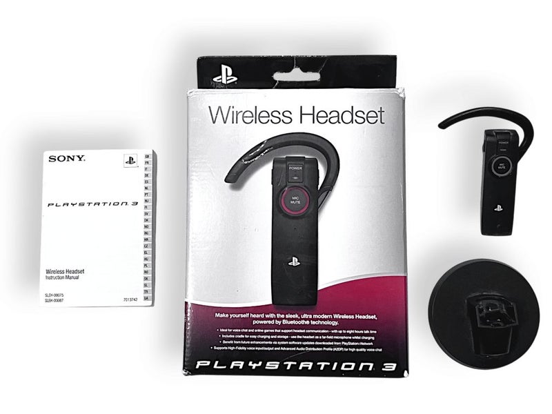 Official SONY PlayStation 3 / PS3 Wireless Headset *COMPLETE BOX SET* Carousel 1