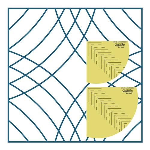 Westalee Corner Mark Circles Template Set 1 Low Shank Carousel 1