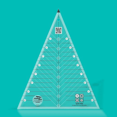 Creative Grids Spider Web Quilt Ruler Carousel 1