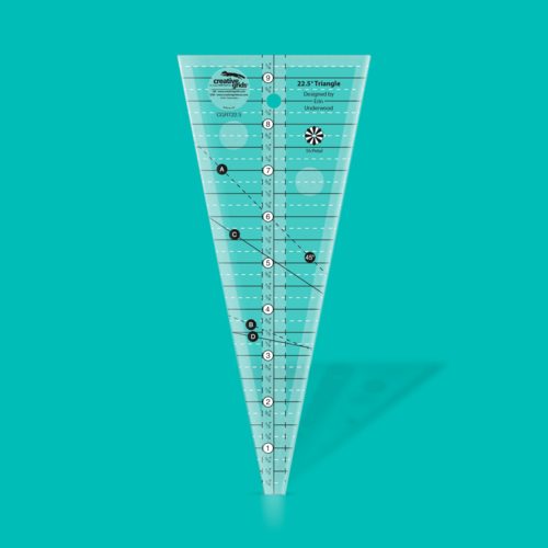 Creative Grids 22-1/2 Degree Triangle Ruler Carousel 1