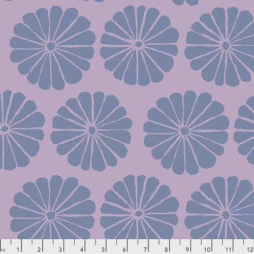 Free Spirit Kaffe Fassett Fabric - Damask Flower Lilac Carousel 1