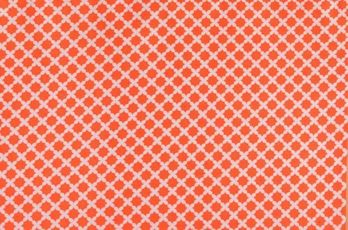 Michael Miller Beatrice Weave Tangerine Carousel 1