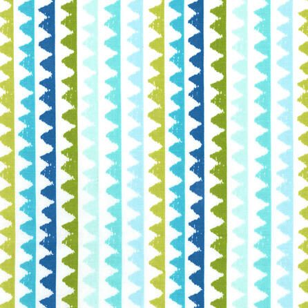 Michael Miller Pets A Plenty Aqua Zipper Stripe Carousel 1