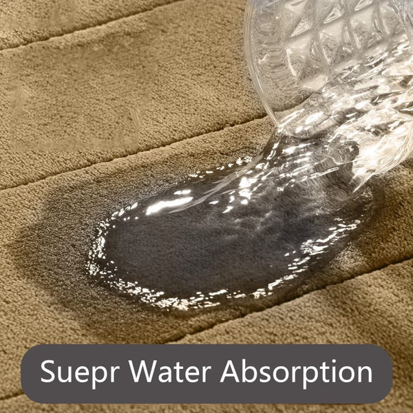 Memory Foam Bath Mat Set, Home Decor Clearance Bathroom Sets, Bathroom Rugs f Carousel 5