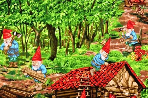 Michael Miller Gnomes Multi Handy Gnomes Carousel 1