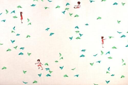 Michael Miller Wee Wander /Sarah Jane Sea With The Birds Carousel 1