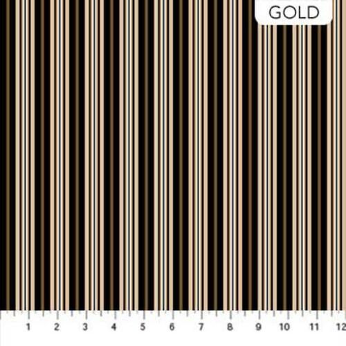 Northcott Deborah Edwards Kensington Park 23835M-99 BLACK Carousel 1