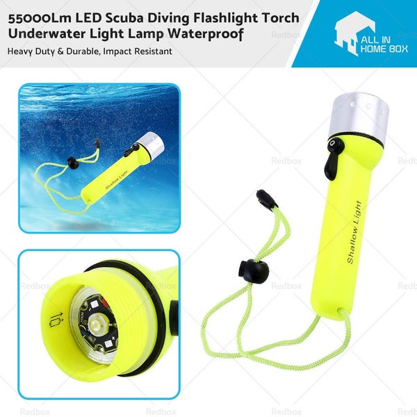 180Lm LED Scuba Diving Flashlight Torch Underwater Carousel 1