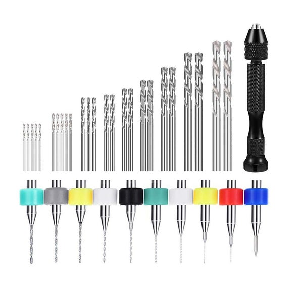 59-Pcs Mini Twist Drill Bit Set Suitable For DIY M Carousel 1
