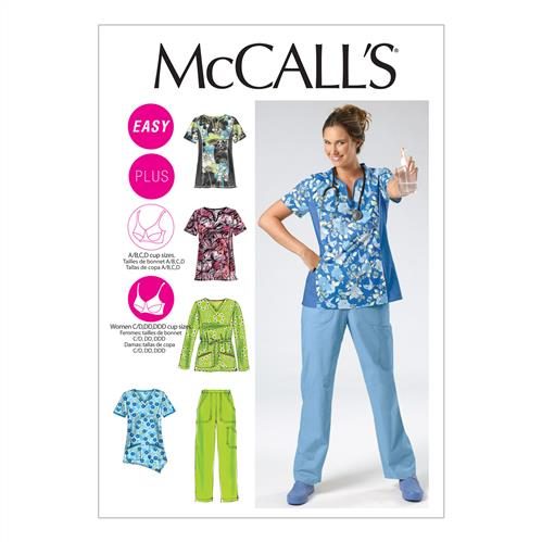 McCalls Pattern 6473 Misses'/Women's Tops and Pants 18W-20W-22W-24W Carousel 1