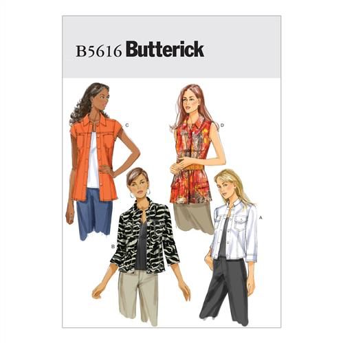 Butterick Pattern 5616 Misses' Jacket 6-8-10-12 Carousel 1