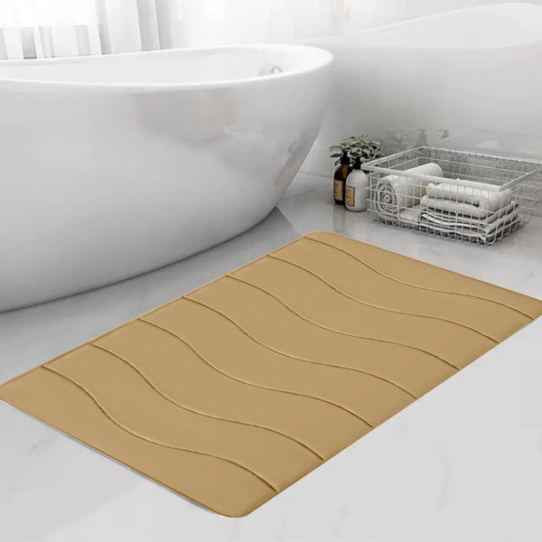 Bathroom Rugs 15.7"x23.6",Extra Soft Absorbent Bath Rugs,Rubber Backing Quick Carousel 8