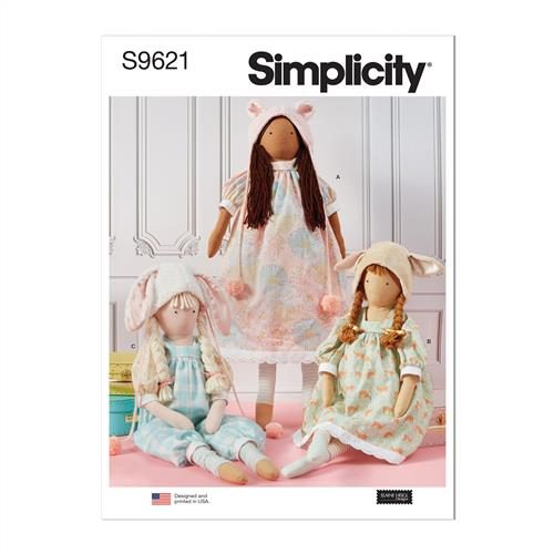 Simplicity Pattern 9621 Lanky Plush Dolls and Clothes by Elaine Heigl Designs OS Carousel 1