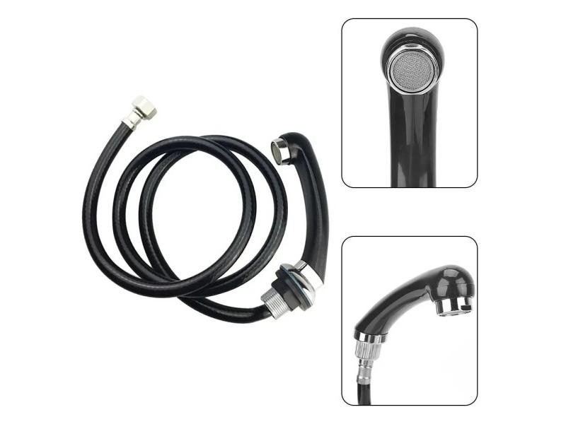 1X Handheld Shower Head Hose Set Washbasin Faucet Nozzle Extention Hair Washing Carousel 2