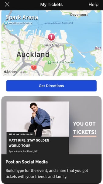 Matt Rife - stay golden world tour tickets x 2- price reduced Carousel 1