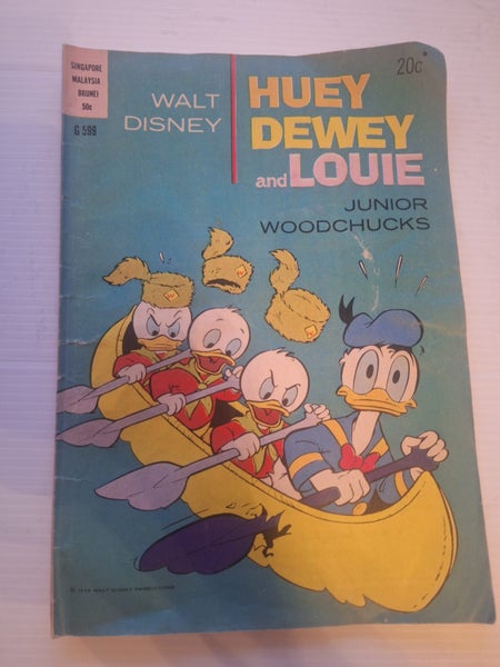 1974 Walt Disney Heuy Dewey & Louie Junior Woodchucks (G.599) Australia version Carousel 1