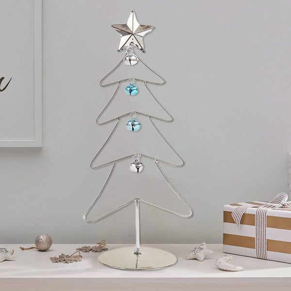 Christmas Decorations Outdoor Indoor, Tabletop Metal Christmas Tree Wrought I Carousel 6