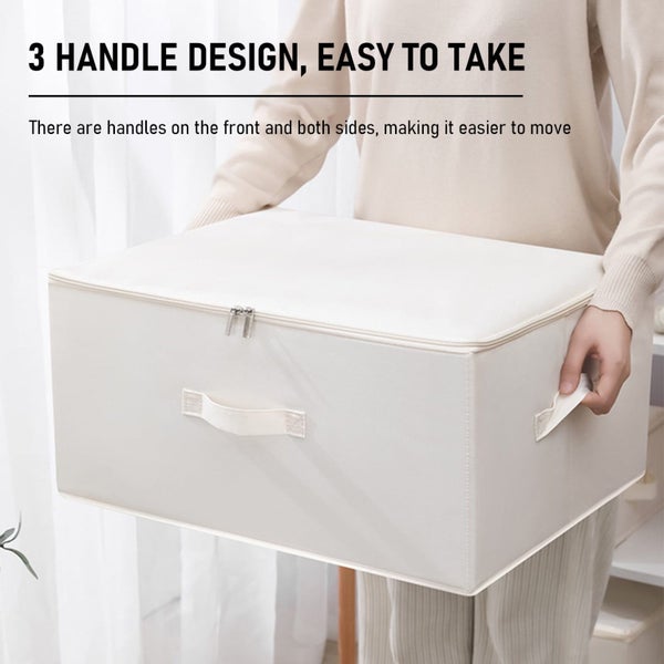 Clothes Storage Moving Bags,Foldable Thick Fabric Blanket Storage Bags,Storag Carousel 9