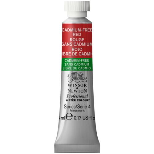 Winsor & Newton Professional Watercolours 5ml CADMIUM-FREE RED S4 Carousel 1
