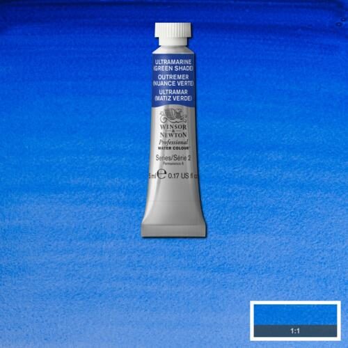 Winsor & Newton Professional Watercolours 5ml ULTRAMARINE (GREEN SHADE) S2 Carousel 2