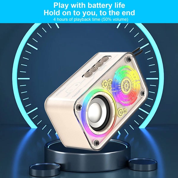 Small Bluetooth Speaker, Indoor and Outdoor Portable Bluetooth Speaker Seyber Carousel 8