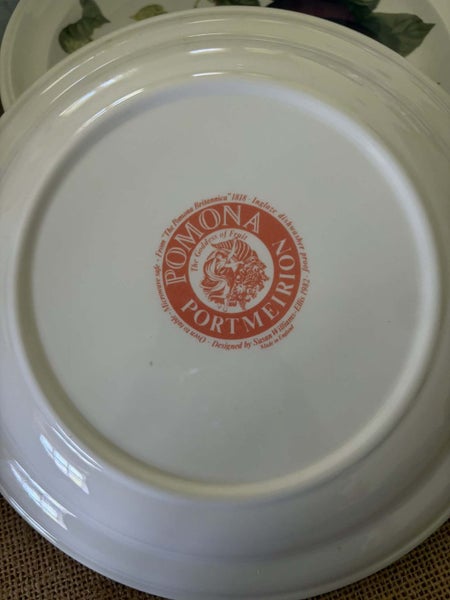 Vintage Portmerion Pomona Side/salad plates - set of SIX Carousel 2