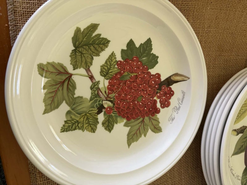 Vintage Portmerion Pomona Side/salad plates - set of SIX Carousel 1
