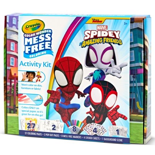 Crayola Color Wonder Activity Kit Spidey & Friends Carousel 1