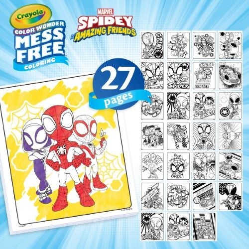 Crayola Color Wonder Activity Kit Spidey & Friends Carousel 3