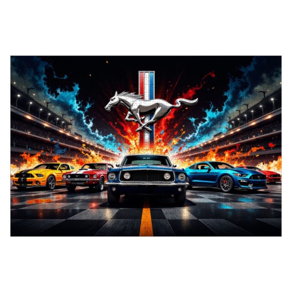 Jigsaw Puzzle 1000 Piece Ford Mustang Tribute 2 Carousel 2