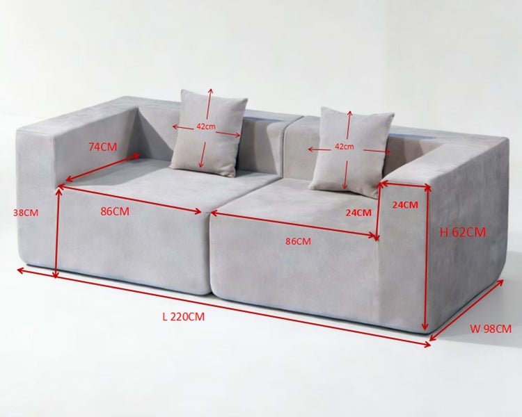 2 Seater Sofa Compressed Sofa Carousel 2