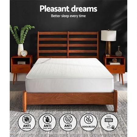 Giselle Bedding Single Size Electric Blanket Polyester Carousel 8