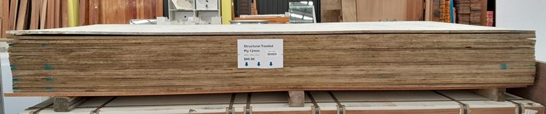 Structural Treated Plywood 12Mm Ply H2400 x W1200 x T12 DR14762 Carousel 1