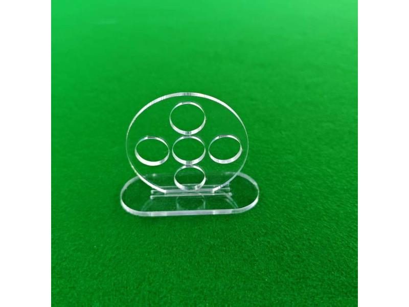 1pc Billiards Shooting Training Aid 5 Holes 1 Hole Action Correction Linear Carousel 1